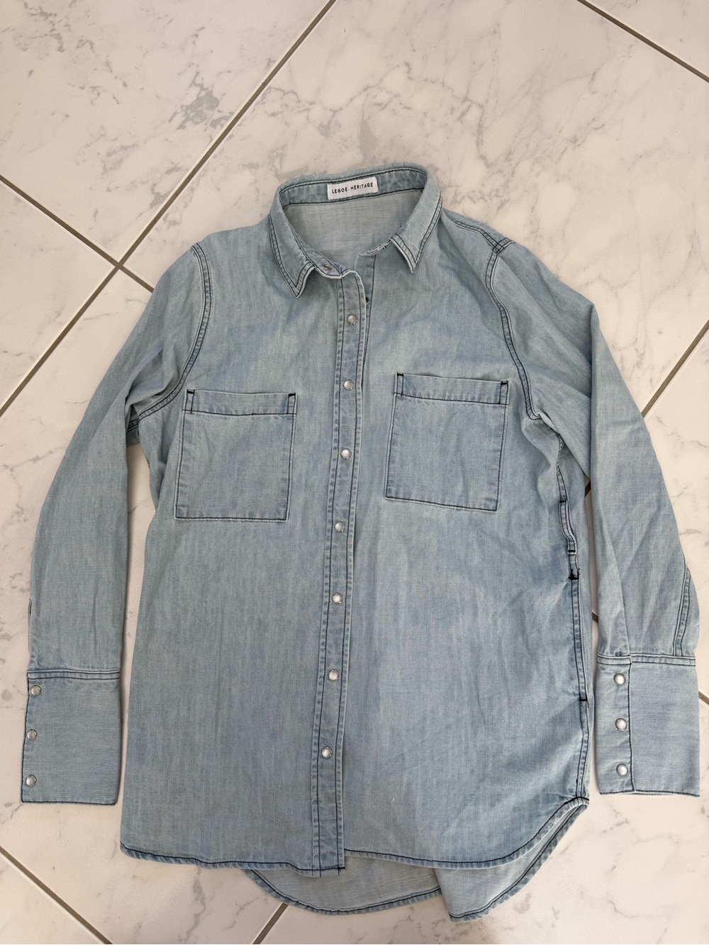 Legoe Heritage Maternity Denim Coat